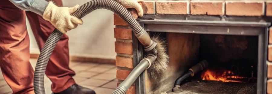 Limpieza de chimenea en Aspe