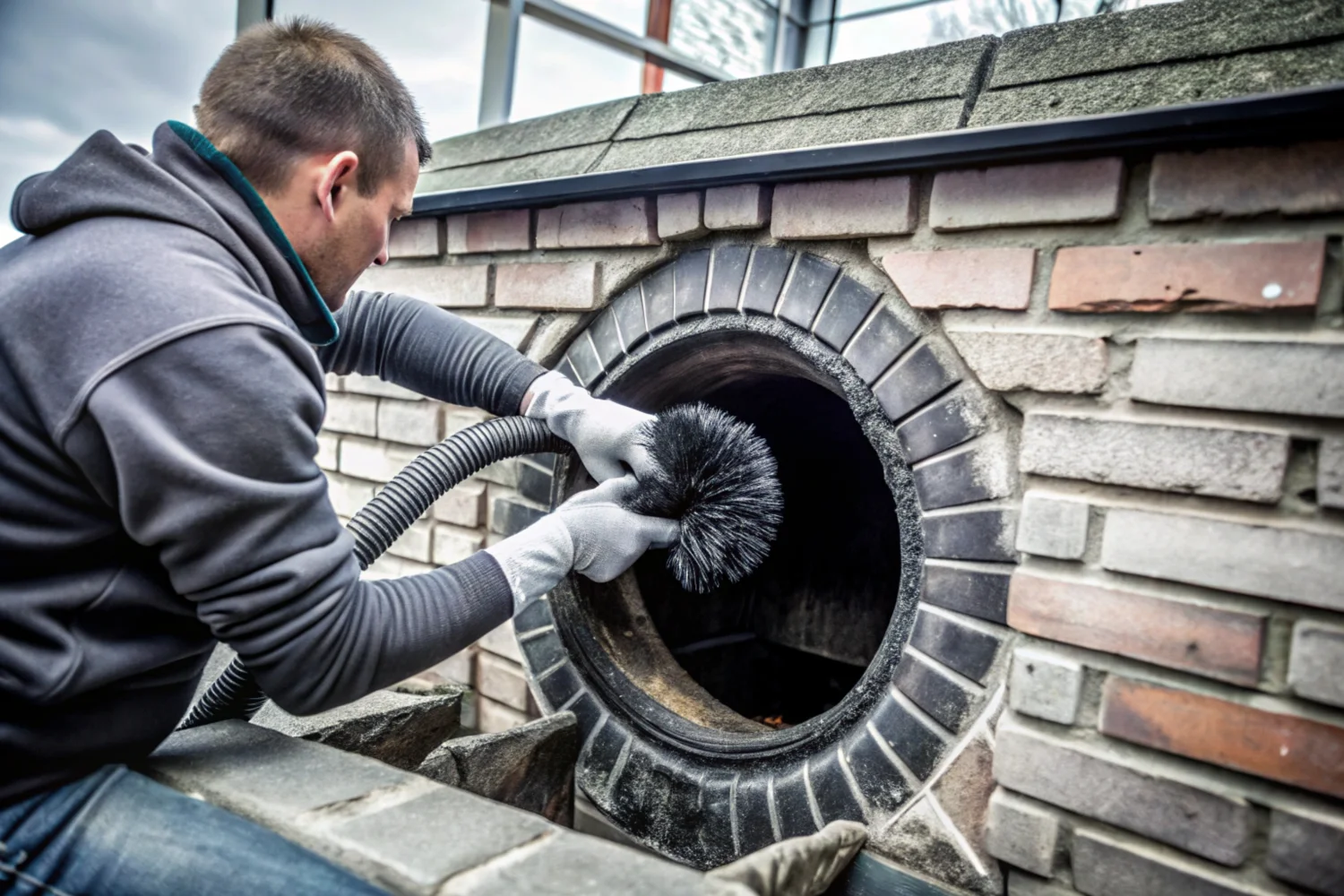 Limpieza de chimenea en Albatera